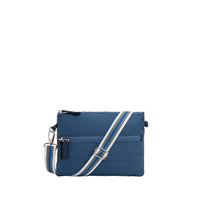 blue crossbody bag